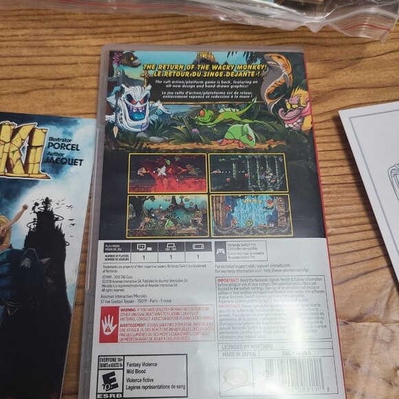 Toki Retrocollector Edition Nintendo Switch Game (AS IS) - Picture 5 of 5